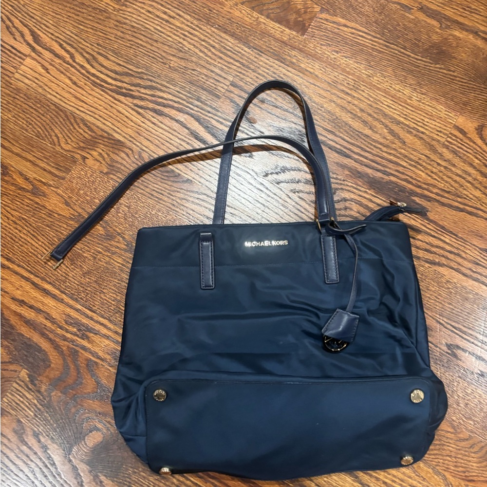 Michael Kors Navy Blue Tote Bag